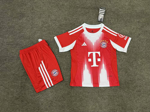 25-26 Bayern Home Kids Cheap Soccer Jerseys