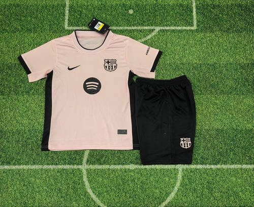 25-26 Barcelona Special Kids Cheap Soccer Jerseys