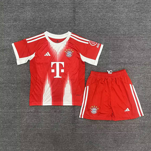 25-26 Bayern Home Kids Cheap Soccer Jerseys