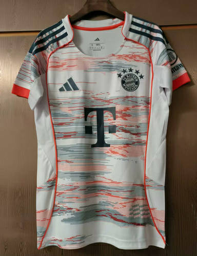 25-26 Bayern Away Women Cheap Soccer Jerseys 