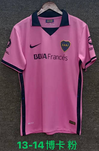 13-14 Boca Juniors Retro Cheap Soccer Jerseys