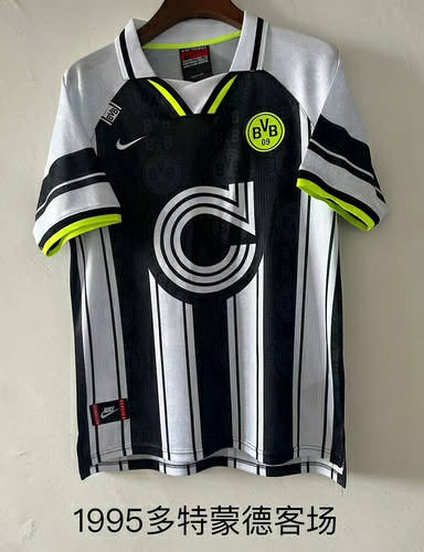 1995 Dortmund Away Retro Cheap Soccer Jerseys