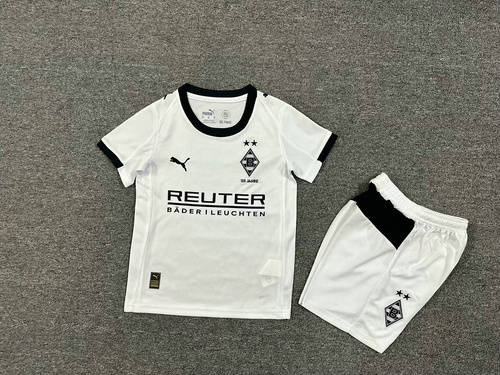 25-26 Monchengladbach Home Kids Cheap Soccer Jerseys