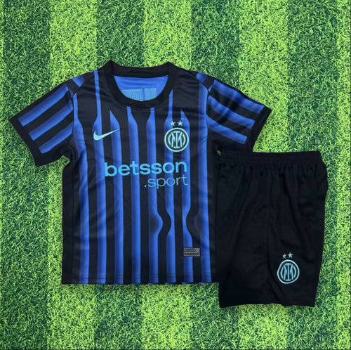 25-26 Inter Milan Home Kids Cheap Soccer Jerseys
