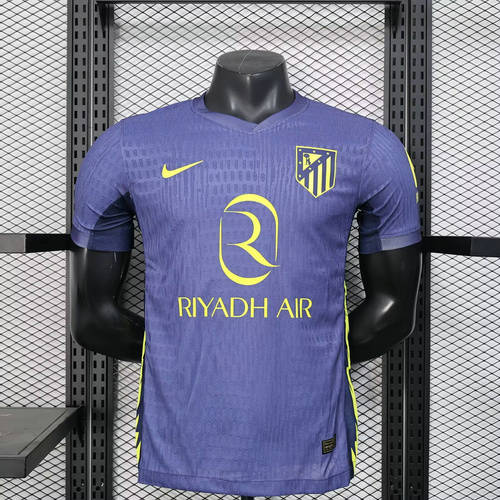 25-26 Atletico Madrid Away Player Version Cheap Soccer Jerseys
