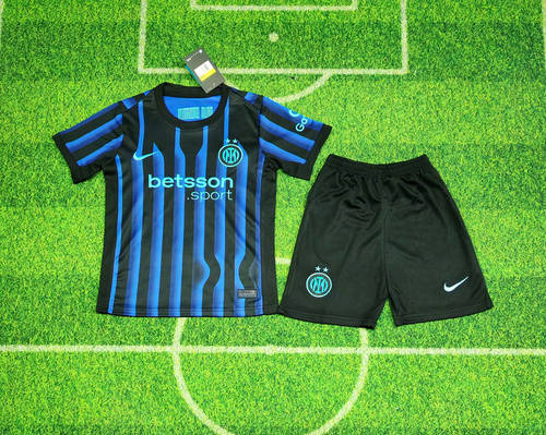 25-26 Inter Milan Home Kids Cheap Soccer Jerseys
