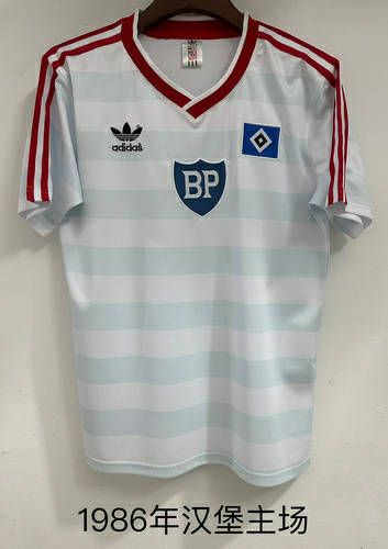 1986 Hamburger Home Retro Cheap Soccer Jerseys
