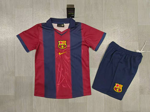 25-26 Barcelona Kids Cheap Soccer Jerseys 