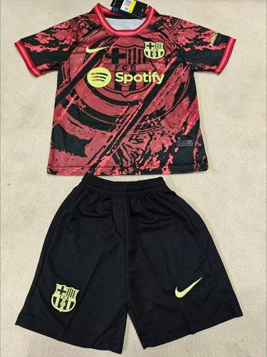 25-26 Barcelona Kids Cheap Soccer Jerseys