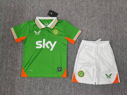 25-26 Ireland Home Kids Cheap Soccer Jerseys 