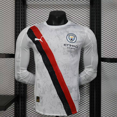 25-26 Manchester City Away Player Version Cheap Soccer Jerseys 