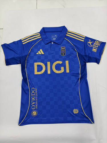 25-26 Oviedo Home Cheap Soccer Jerseys 