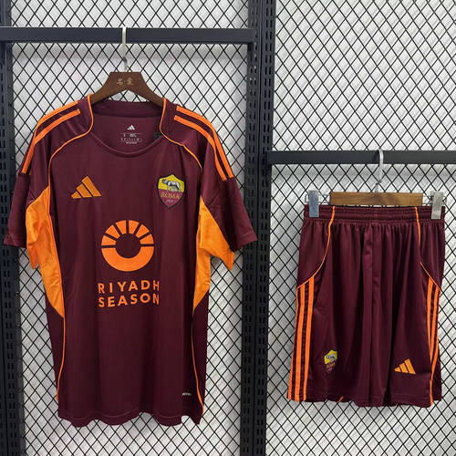 25-26 Roma Home Cheap Soccer Jerseys 