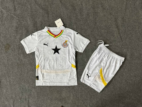 25-26 Ghana Home Kids Cheap Soccer Jerseys