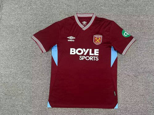 25-26 West Ham Home Cheap Soccer Jerseys