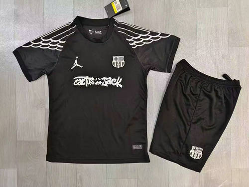 25-26 Barcelona Special Kids Cheap Soccer Jerseys
