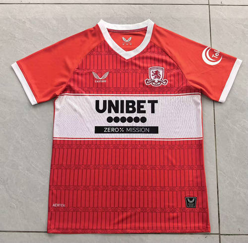 25-26 Middlesbrough Home Cheap Soccer Jerseys