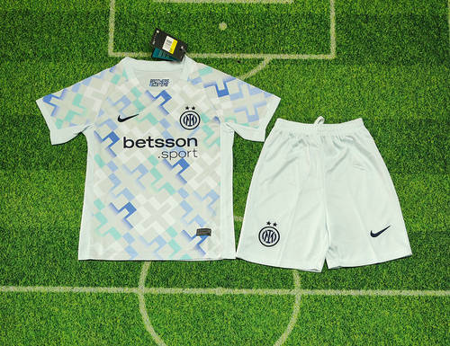 25-26 Inter Milan Away Kids Cheap Soccer Jerseys
