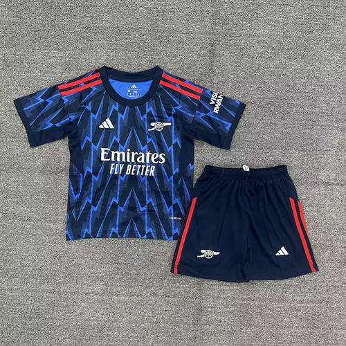 25-26 Arsenal Away Kids Cheap Soccer Jerseys