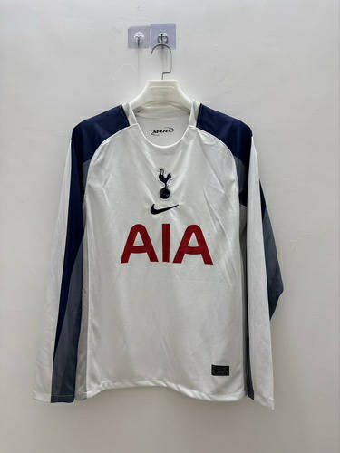 25-26 Tottenham Home Long Sleeve Cheap Soccer Jerseys