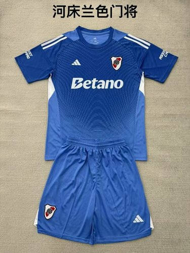 25-26 River Plate Goalkeeper Kids Cheap Soccer Jerseys