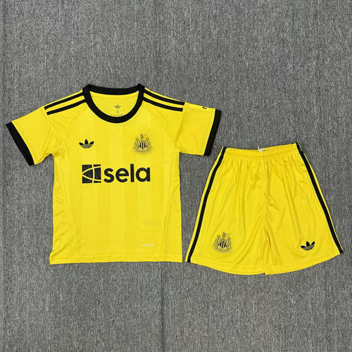 25-26 Newcastle United Goalkeeper Kids Cheap Soccer Jerseys