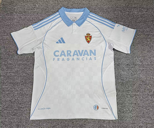 25-26 Zaragoza Home Cheap Soccer Jerseys 