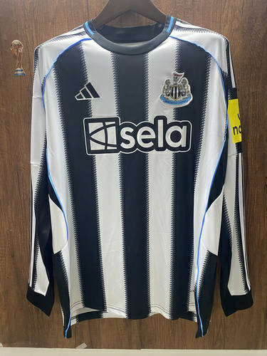 25-26 Newcastle United Home Long Sleeve Cheap Soccer Jerseys