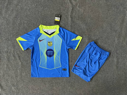 25-26 Barcelona Special Kids Cheap Soccer Jerseys
