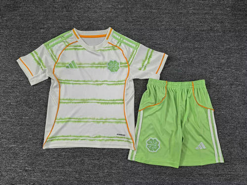 25-26 Celtic Home Kids Cheap Soccer Jerseys