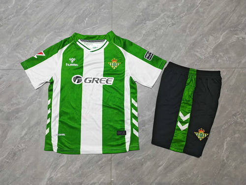 25-26 Real Betis Home Kids Cheap Soccer Jerseys
