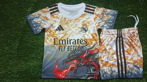 25-26 Real Madrid Special Kids Cheap Soccer Jerseys