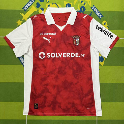 25-26 Braga Home Cheap Soccer Jerseys