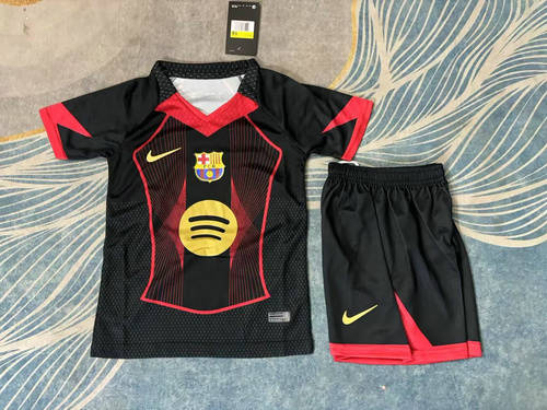 25-26 Barcelona Special Kids Cheap Soccer Jerseys
