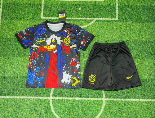 2025 Brazil Special Kids Cheap Soccer Jerseys