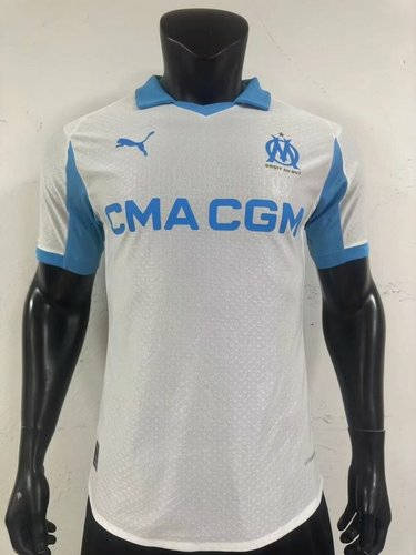 25-26 Marseille Home Player Version Cheap Soccer Jerseys