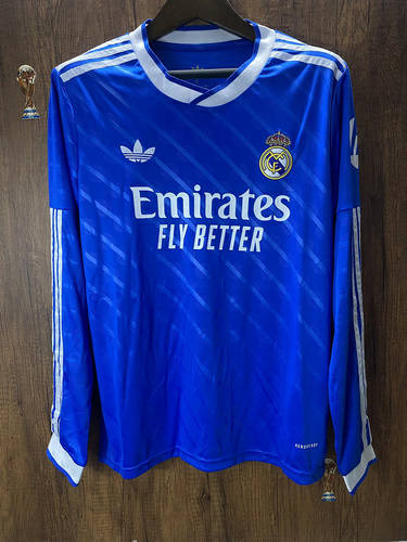 25-26 Real Madrid Third Long Sleeve Cheap Soccer Jerseys