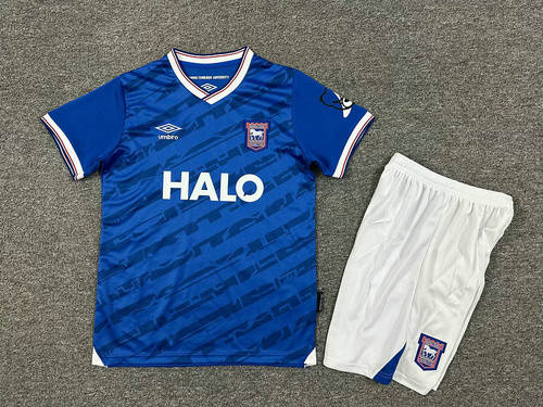 25-26 Ipswich Home Kids Cheap Soccer Jerseys