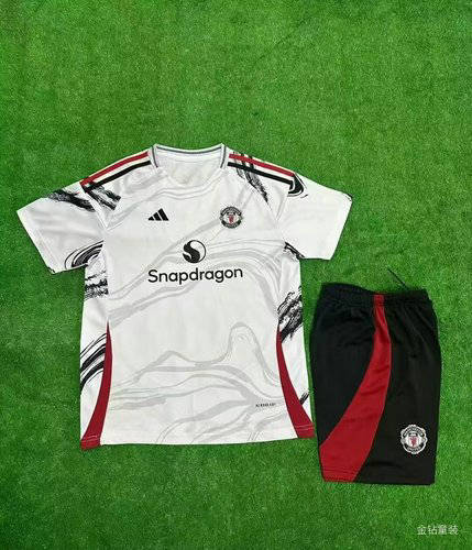 25-26 Man United Special Kids Cheap Soccer Jerseys