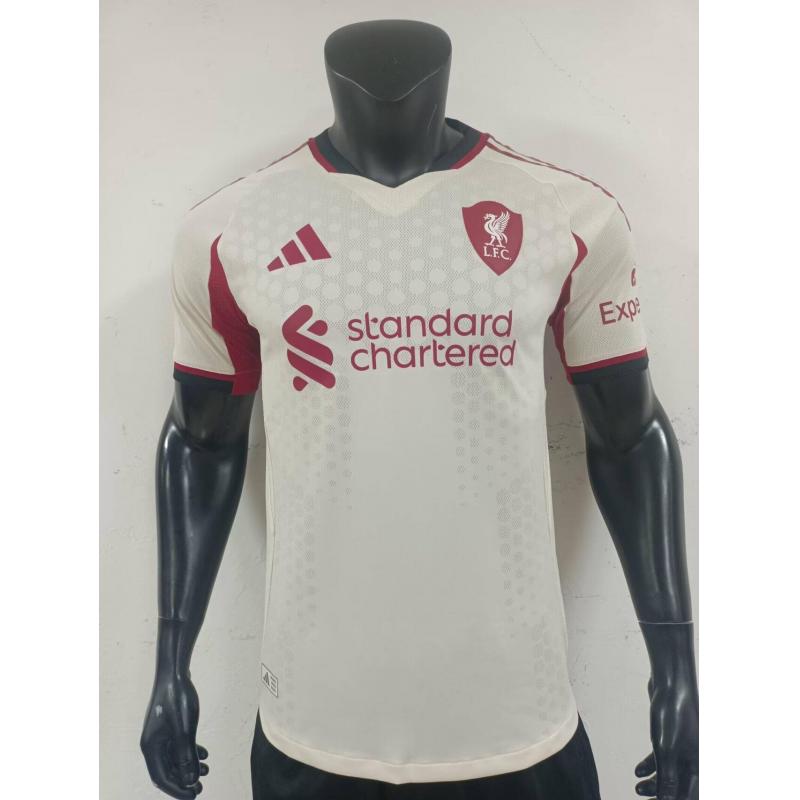 Player Version 25/26 Liverpool Away White Jersey