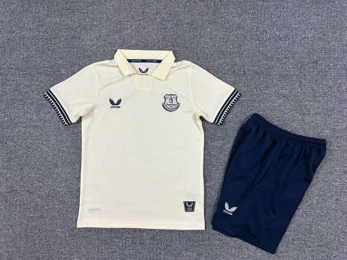25-26 Everton Away Kids Cheap Soccer Jerseys