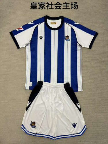 25-26 Real Sociedad Home Cheap Soccer Jerseys 