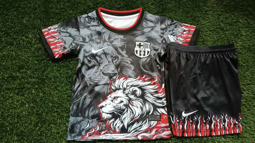 25-26 Barcelona Kids Cheap Soccer Jerseys