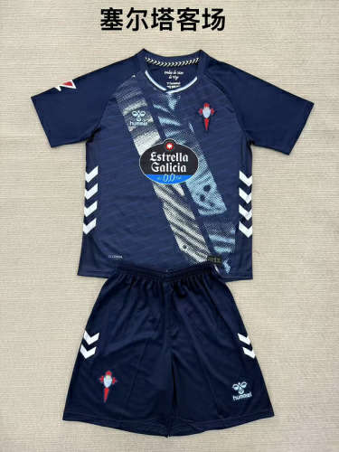 25-26 Celta Away Kids Cheap Soccer Jerseys 