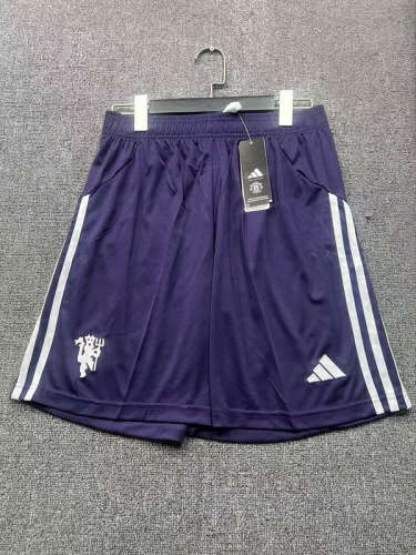 25-26 Man United Away Soccer Shorts 