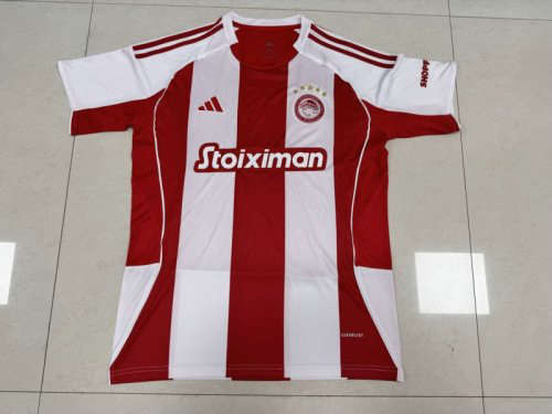 25-26 Olympiacos Home Cheap Soccer Jerseys
