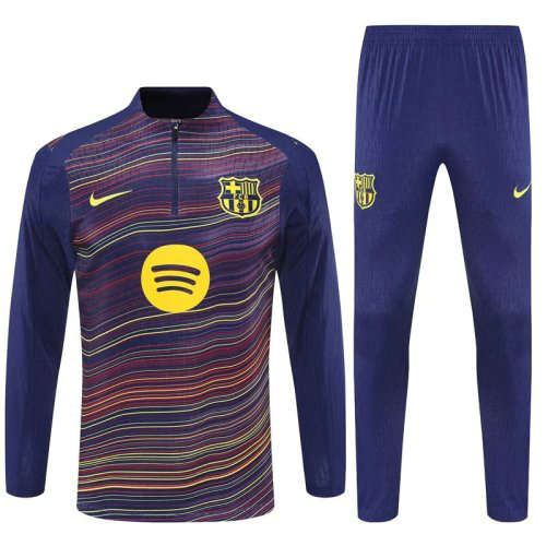 25-26 Barcelona Long sleeves Training Soccer Suit