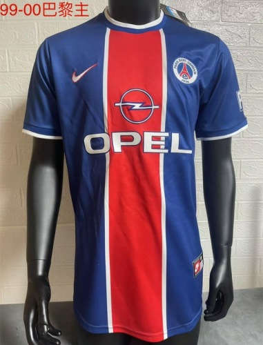 99-00 Paris Home Retro Cheap Soccer Jerseys