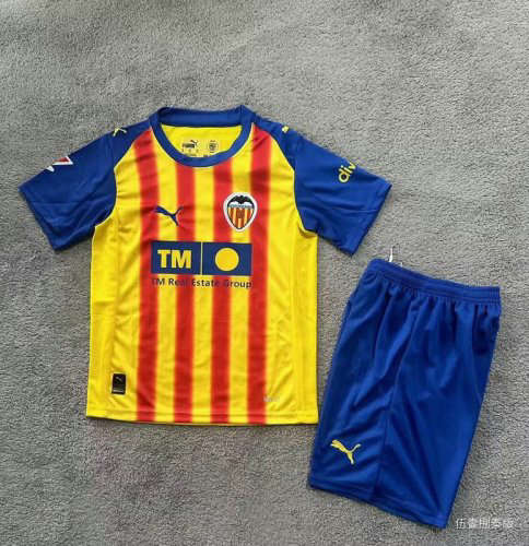 25-26 Valencia Third Kids Cheap Soccer Jerseys