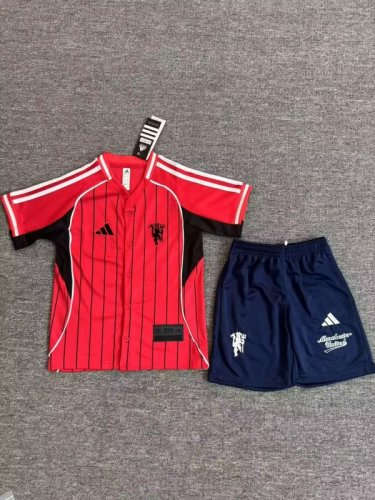 25-26 Man United Kids Cheap Soccer Jerseys